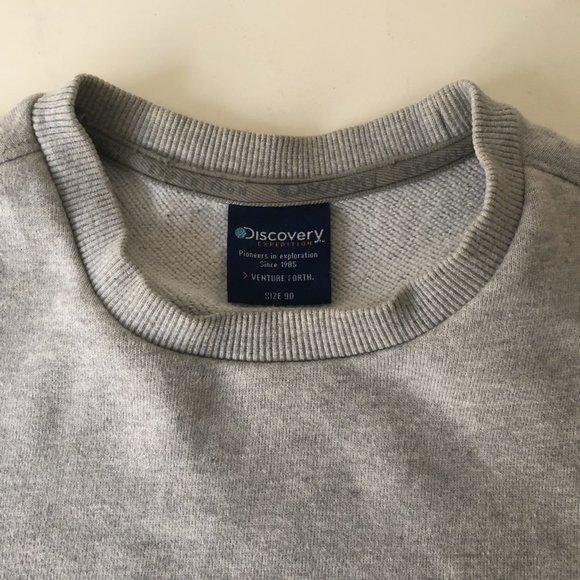 Grey Dicovery Expedition Crewneck Sweatshirt - Picture 3 of 3